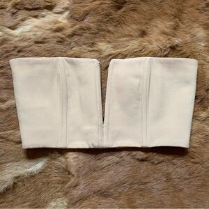 Balmain straplesss crop top size 36